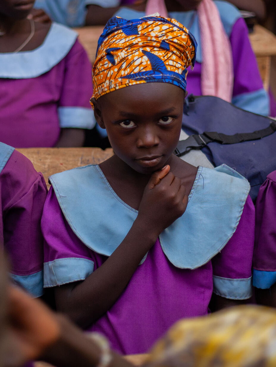 Wedé is a student in primary school where Zara gives her sessions. It is girls like her that Zara believes will be the leaders of tomorrow.